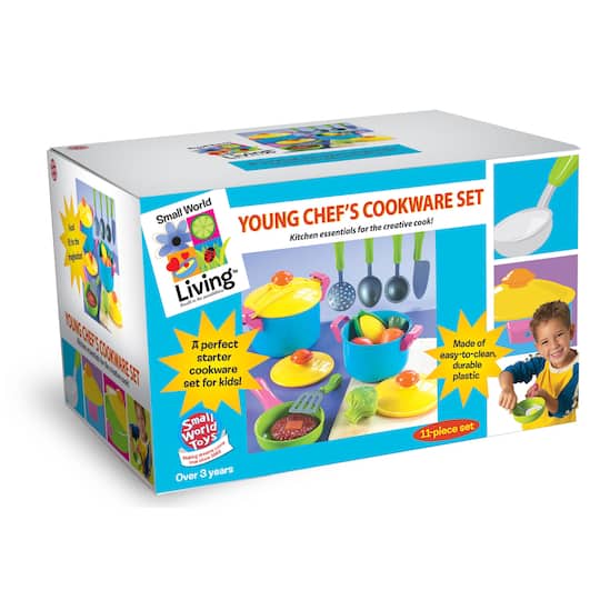 Small World Toys Young Chef's Cookware Playset